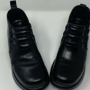 Dansko Portugal Navy Boot (looks black) with elastic side